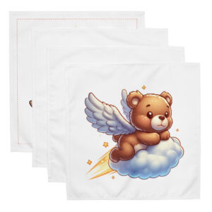 Cute teddy bears cloth napkin set