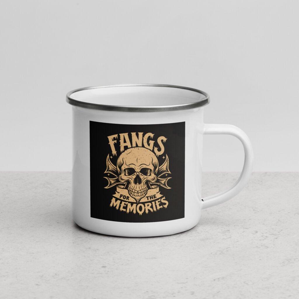 Fangs for the memories Enamel Mug