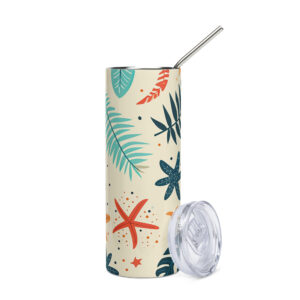 Beach vibes Stainless steel tumbler