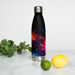 Vibrant 4th of july fireworks Stainless steel water bottle