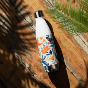 Blossom Breeze: Summer Floral Infusion Stainless steel water bottle