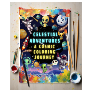 Celestial Adventures: A Cosmic Coloring Journey
