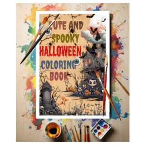 Cute and Spooky Halloween Coloring Book: Monsters, Pumpkins, and Lots of Color