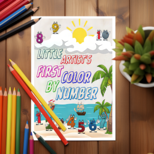 Little artist first coloring book