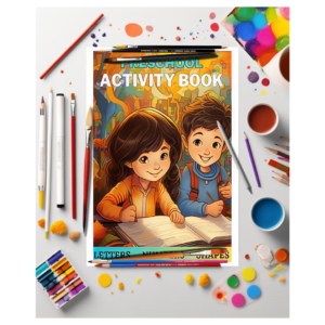 Preschool Activity Book: Learn Alphabets, Numbers and Shapes. Creative Learning Activity for Kids Ages 3 and Above