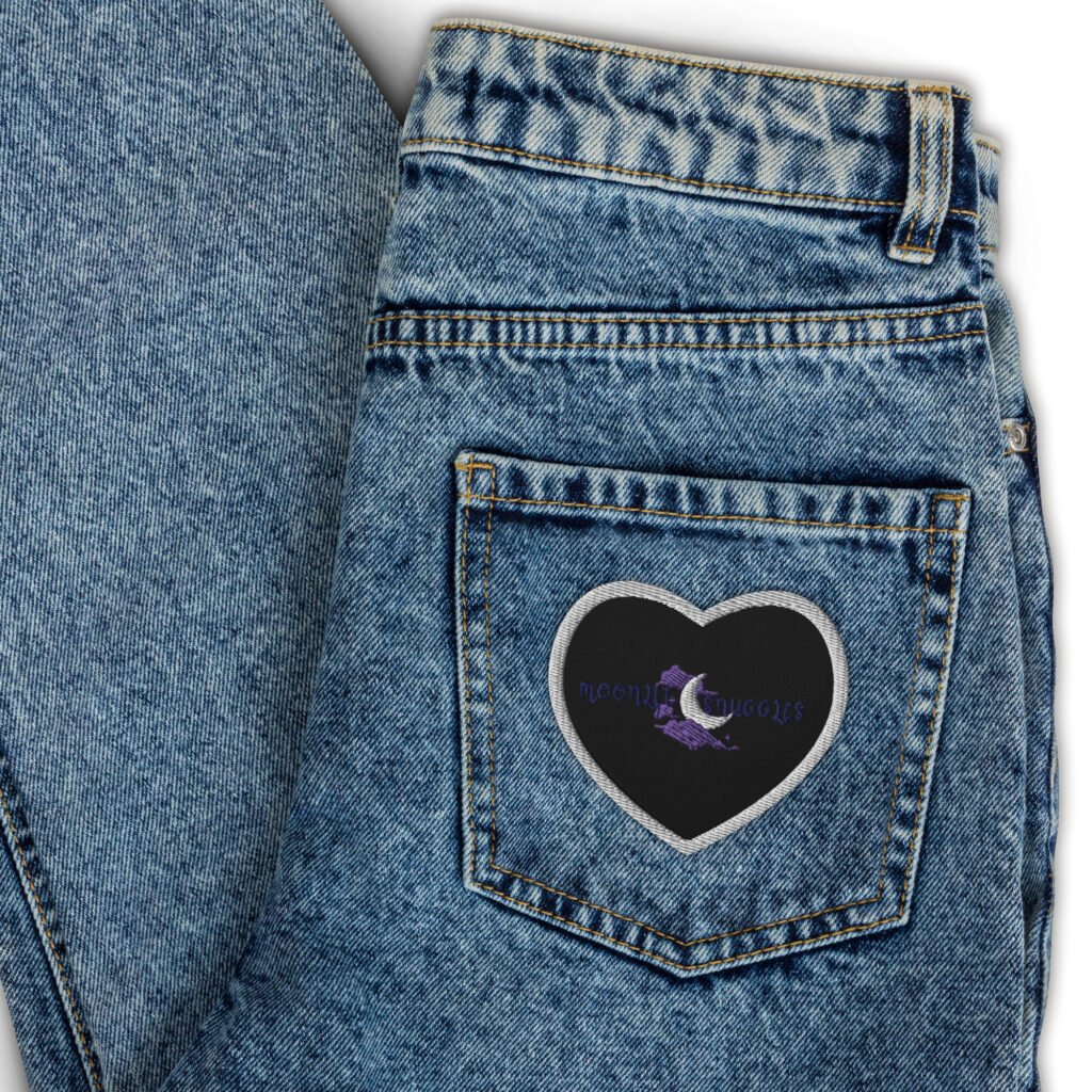 Moonlit snuggles Embroidered patches