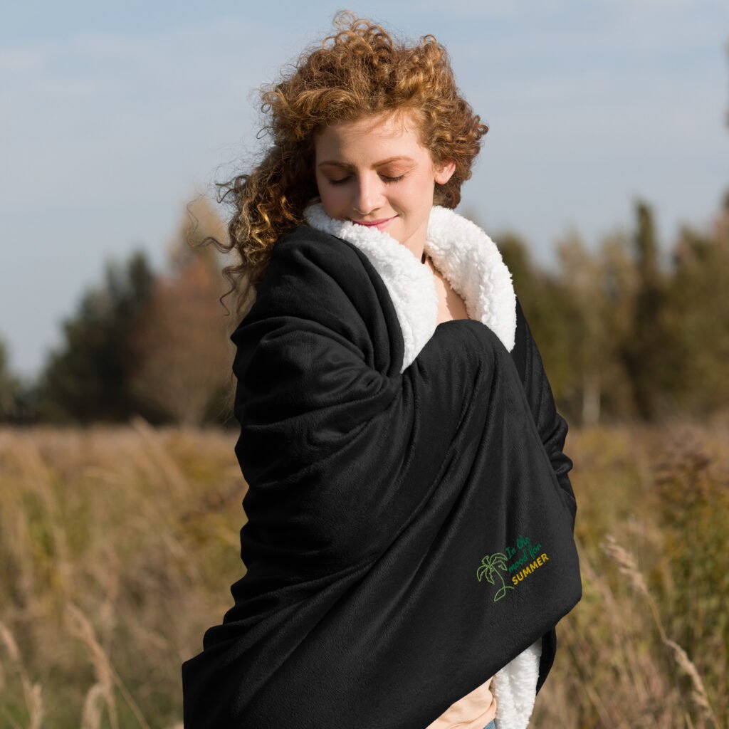 In the mood for summer Premium sherpa blanket