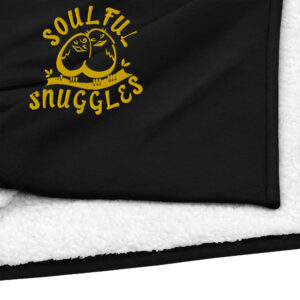 Soulful snuggles Premium sherpa blanket