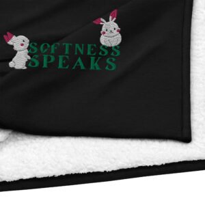 Softness speaks Premium sherpa blanket