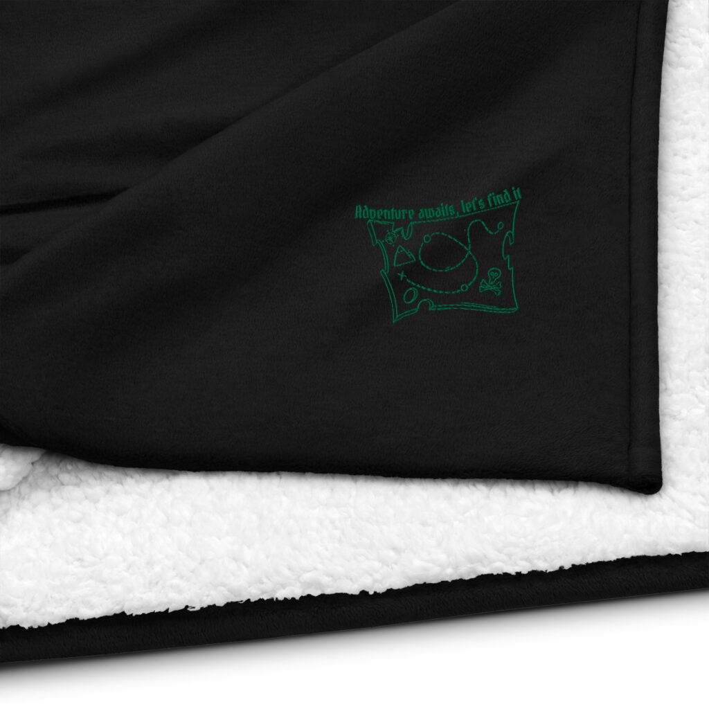 Adventure awaits, let's find it Premium sherpa blanket