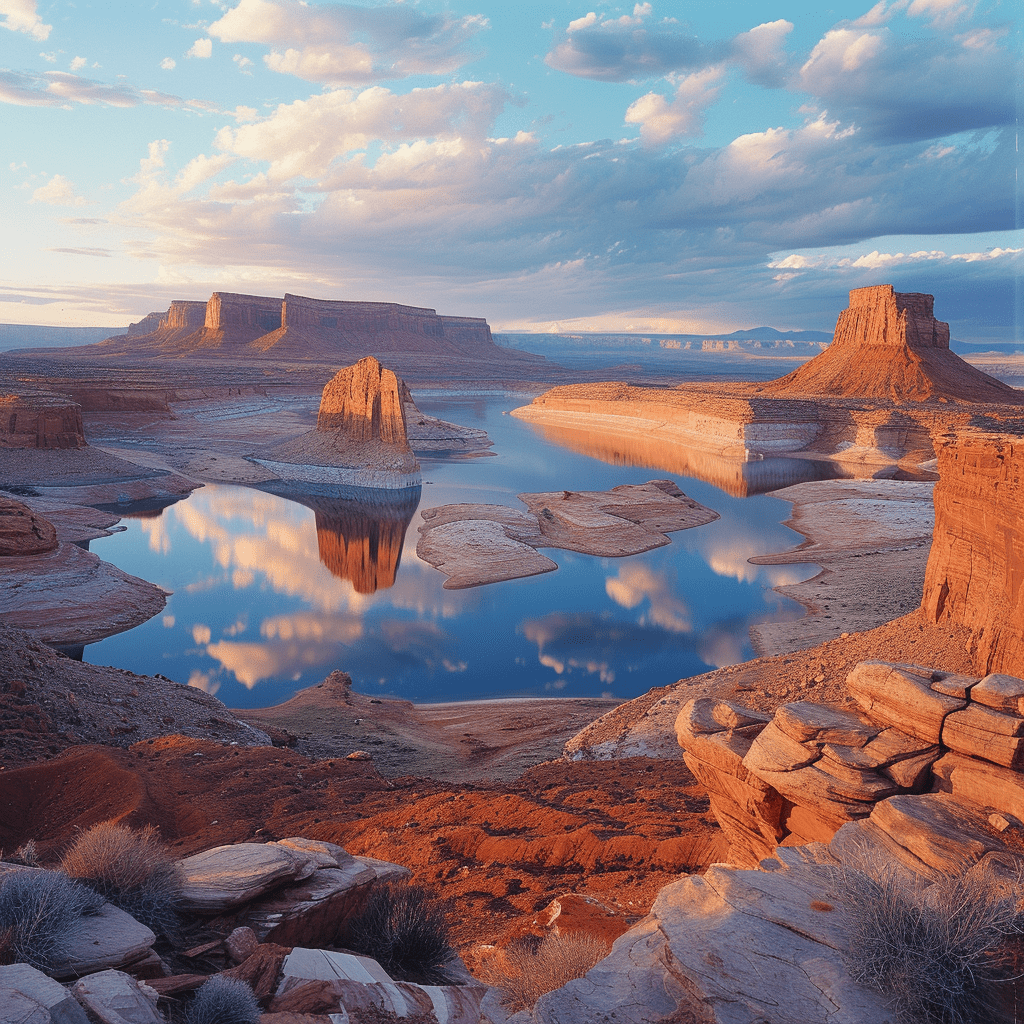 Lake powell and glen canyon