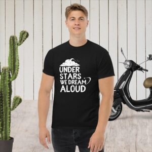 Under Stars, We Dream Aloud Men's classic tee