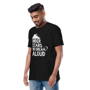 Under stars we dream aloud Men’s premium heavyweight tee