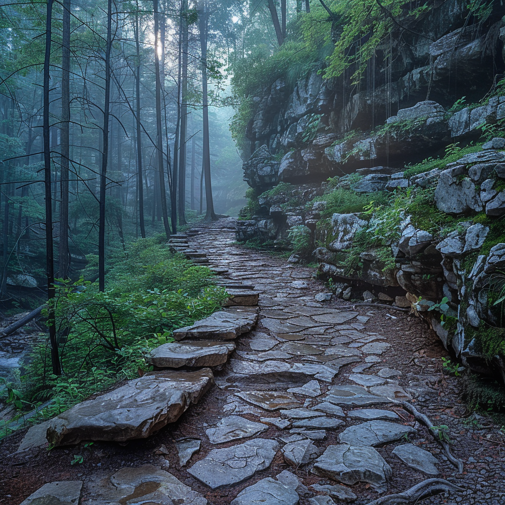 Old Man's Cave Trail: