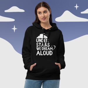 Under Stars, We Dream Aloud Premium eco hoodie