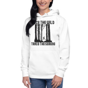 Pace the Wild, Trace the Serene Unisex Hoodie