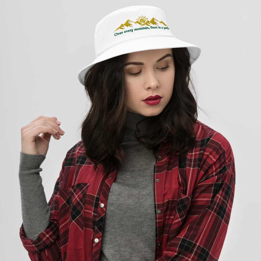 Over every mountain, there is a path Bucket Hat