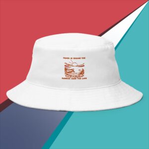 Peace is seeing the sunrise over the lake Bucket Hat