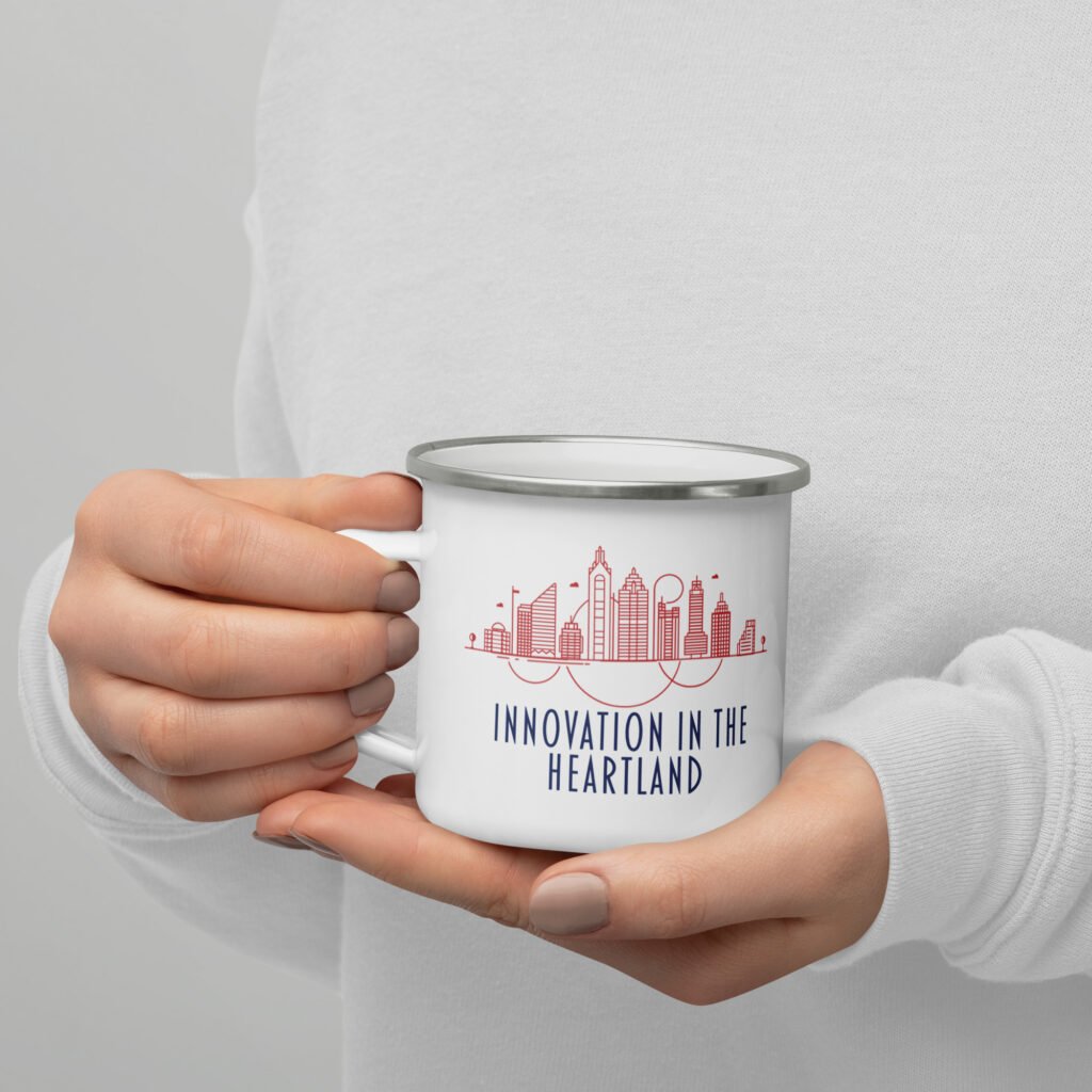 Columbus Enamel Mug