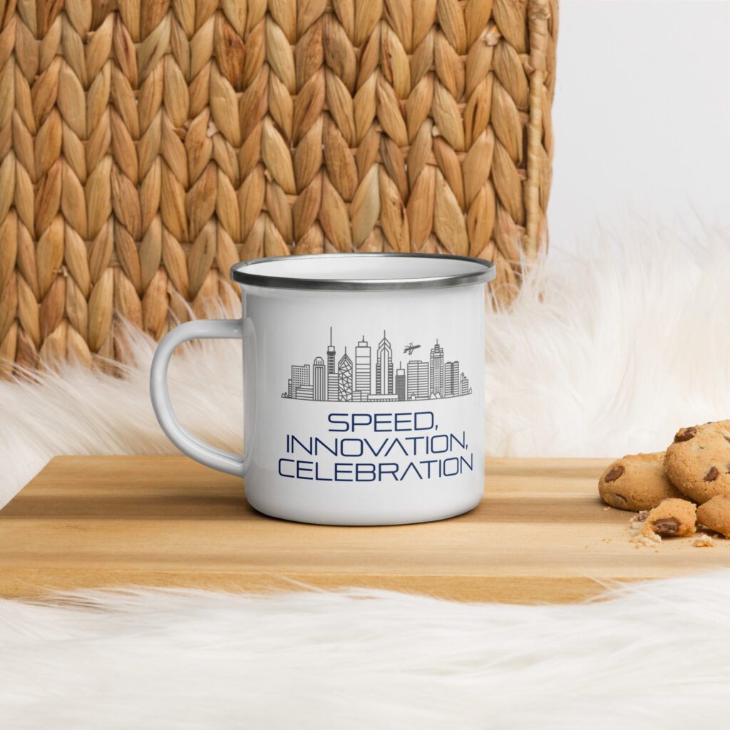 Indianapolis Enamel Mug