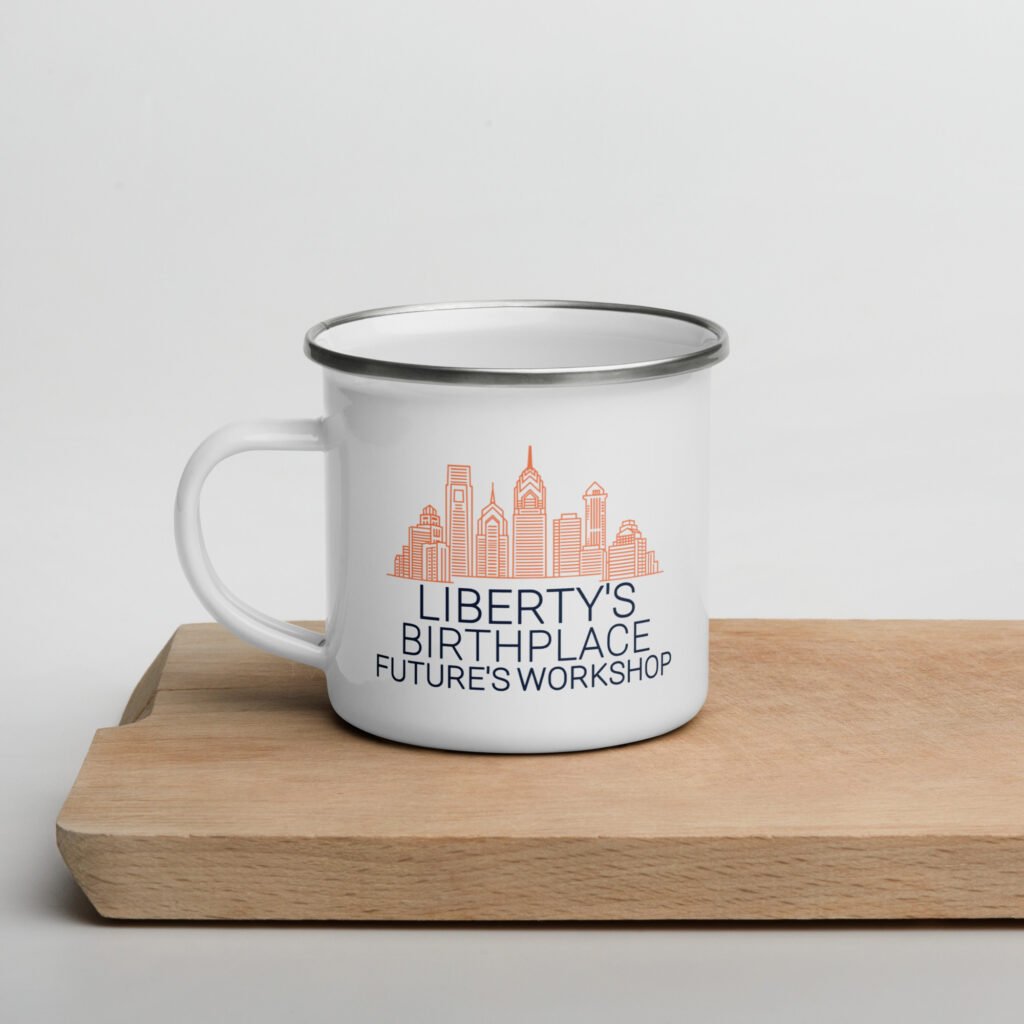 Philadelphia Enamel Mug