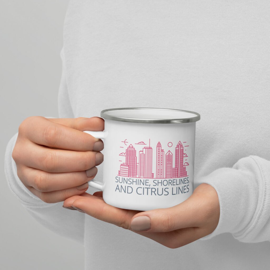 Tampa Enamel Mug