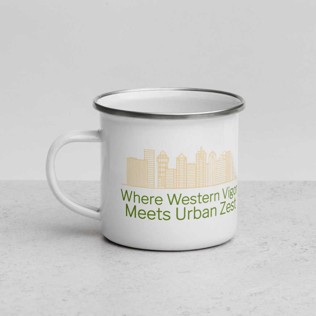 Ft. Worth Enamel Mug