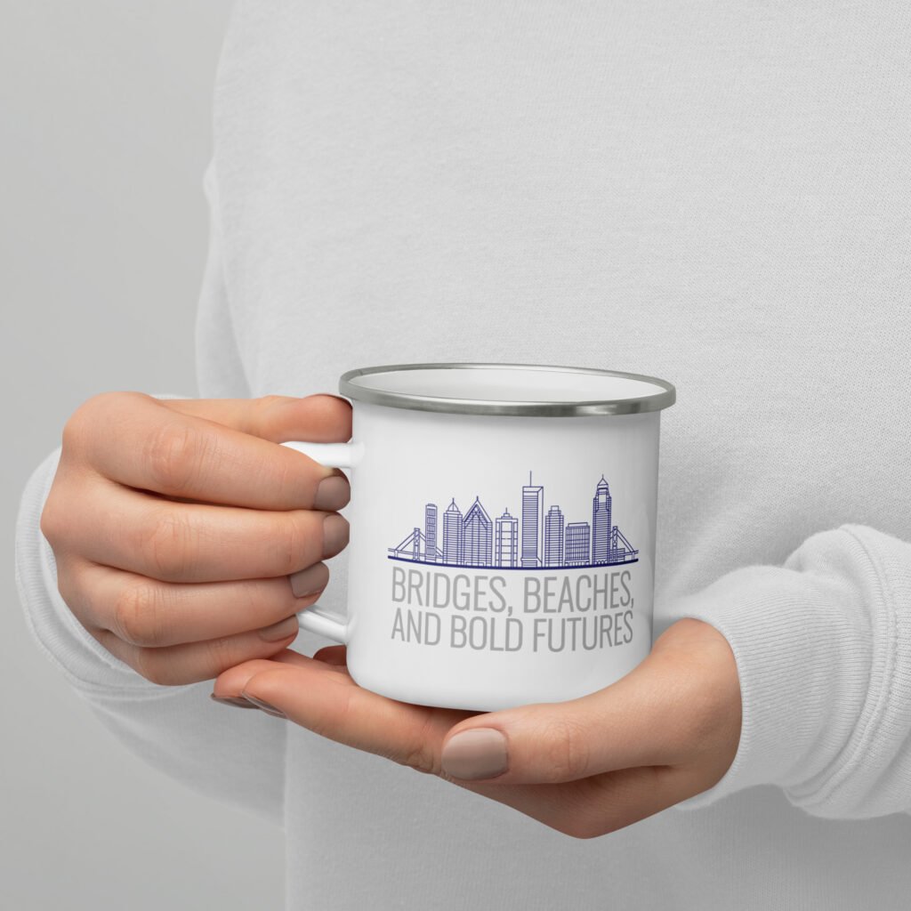 Jacksonville Enamel Mug