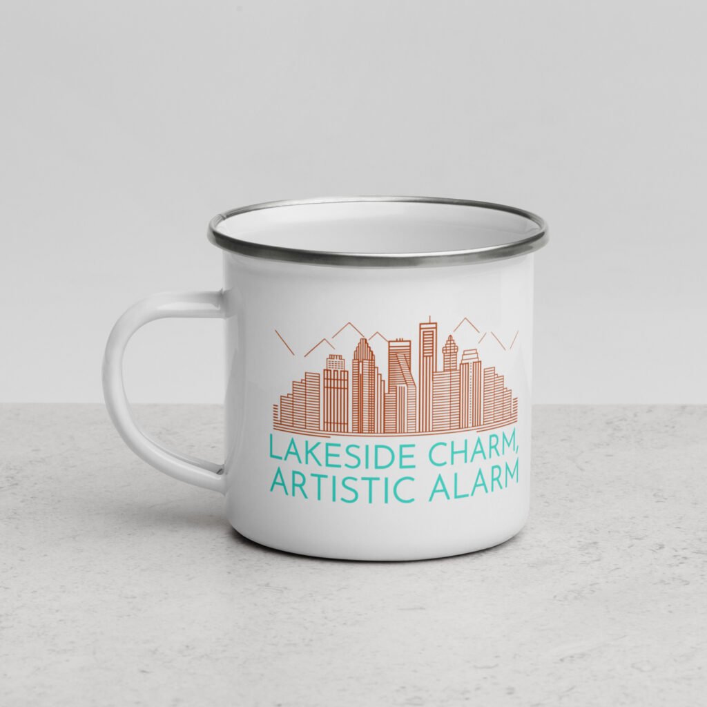 Minneapolis Enamel Mug