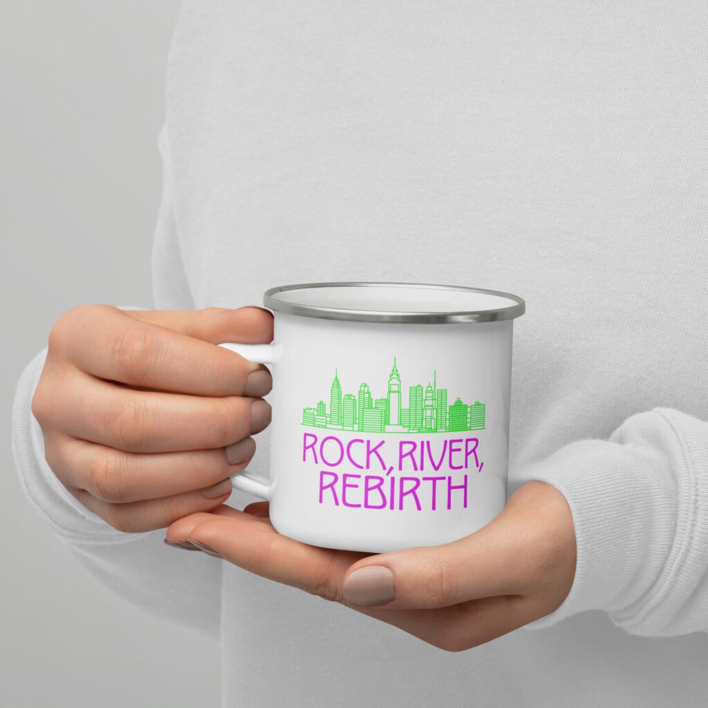 Cleveland Enamel Mug