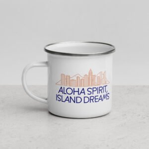 Honolulu Enamel Mug