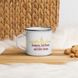 Washington Enamel Mug