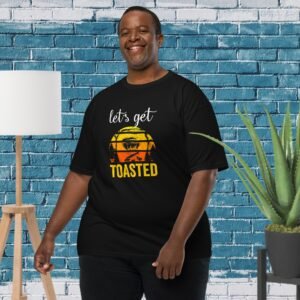 Hiking Humor Let's get toasted - Men’s premium heavyweight tee