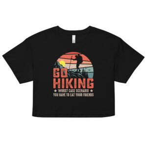 Go Hiking Women’s crop top