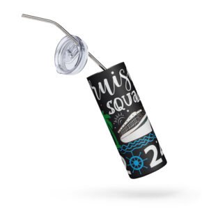 Cruise Squad with customizable year stainless steel tumbler