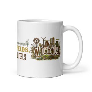 Wichita White glossy mug