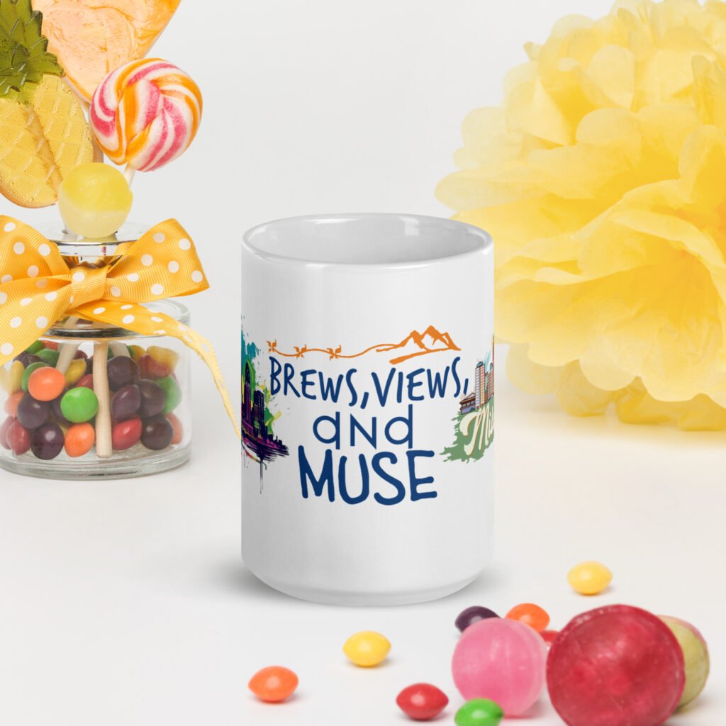 Milwaukee White glossy mug