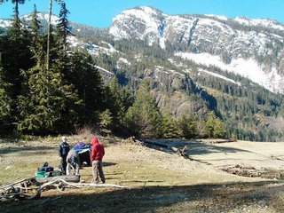 Camping Games in Mountain